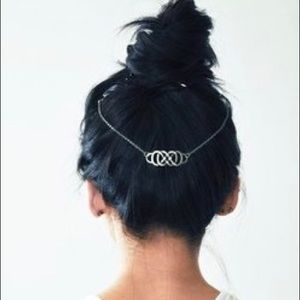 Boho Chic Hair Chain - Triple Infinity Being